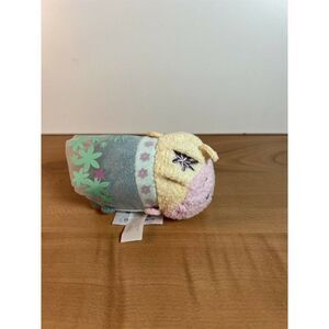 Disney Tsum Tsum Elsa Frozen Fever 3.5” Mini Plush From Olaf Bag Set Snow Queen